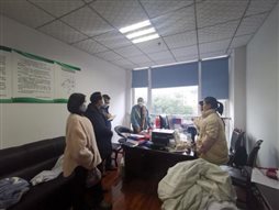 督导组曾主任行到市中区疾控开展现场督导