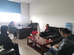 曾主任率队到五通桥督导
